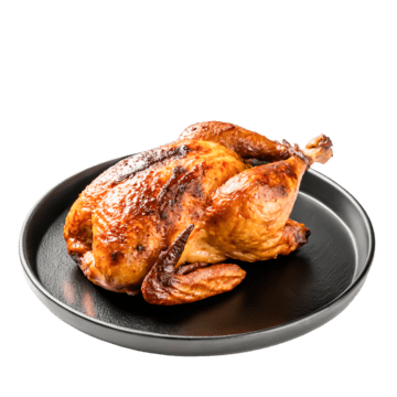 1/2 Poulet Rôti  [ Frites et Pain ]