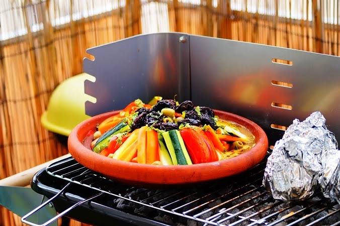 Tagine Viande aux Légumes sur Charbon