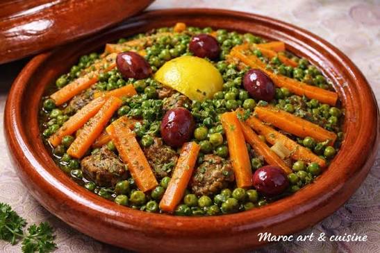 Tajine Viande Aux Petits Pois